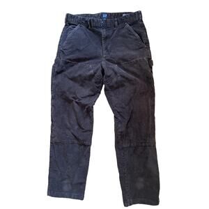 Gap Carpenter Pants Mens 33x30 Corduroy Double Knee Rivets Chore Pants